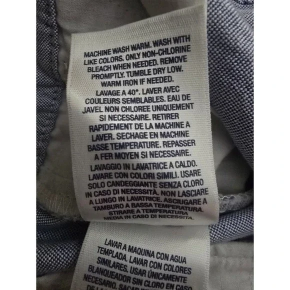 Polo Ralph Lauren Boys Blue Shorts Size 20 Chambray 11" Inseam - Picture 7 of 7